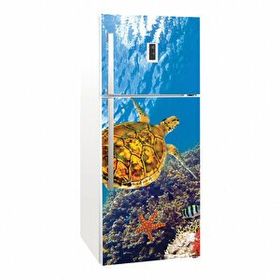 Tilki Dünyası 0067-BUZS000067 Buzdolabı Kapağı Kaplama Sticker
