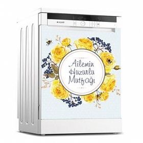Tilki Dünyası 0082 Bulaşık Makinesi Kapak Sticker