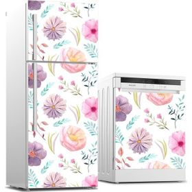 Tilki Dünyası 0082 Buzdolabı ve Bulaşık Makinesi Takım Sticker
