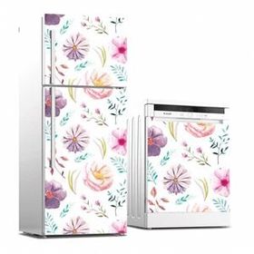 Tilki Dünyası 0082 Buzdolabı ve Bulaşık Makinesi Takım Sticker