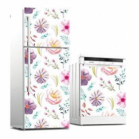 Tilki Dünyası 0082 Buzdolabı ve Bulaşık Makinesi Takım Sticker