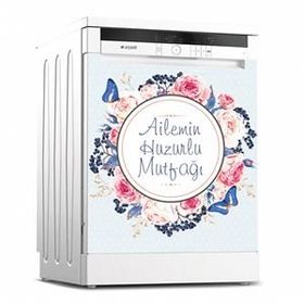 Tilki Dünyası 0083 Bulaşık Makinesi Kapak Sticker