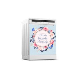 Tilki Dünyası 0083 Bulaşık Makinesi Kapak Sticker