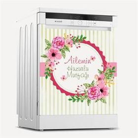 Tilki Dünyası 0084 Bulaşık Makinesi Kapak Sticker