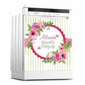 Tilki Dünyası 0084 Bulaşık Makinesi Kapak Sticker