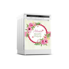Tilki Dünyası 0084 Bulaşık Makinesi Kapak Sticker