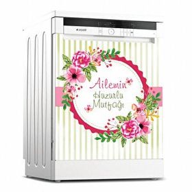 Tilki Dünyası 0084 Bulaşık Makinesi Kapak Sticker