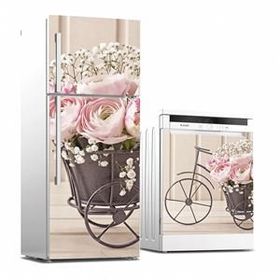 Tilki Dünyası 0084 Buzdolabı ve Bulaşık Makinesi Takım Sticker