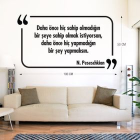 Tilki Dünyası 009 Dekoratif Duvar Yazısı Sticker