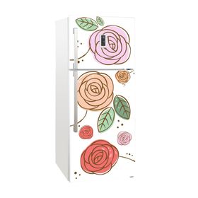 Tilki Dünyası 0099-BUZS000099 Buzdolabı Kapağı Kaplama Sticker