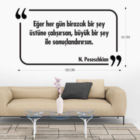 Tilki Dünyası 010 Dekoratif Duvar Yazısı Sticker