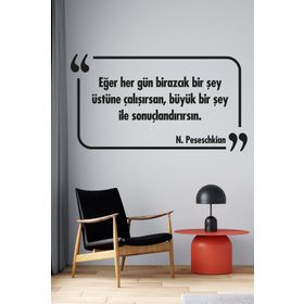 Tilki Dünyası 010 Dekoratif Duvar Yazısı Sticker