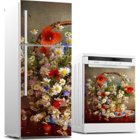Tilki Dünyası 0102 Buzdolabı ve Bulaşık Makinesi Takım Sticker
