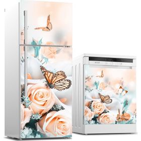 Tilki Dünyası 0103 Buzdolabı ve Bulaşık Makinesi Takım Sticker