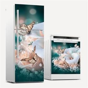 Tilki Dünyası 0104 Buzdolabı ve Bulaşık Makinesi Takım Sticker