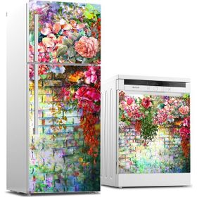 Tilki Dünyası 0106 Buzdolabı ve Bulaşık Makinesi Takım Sticker