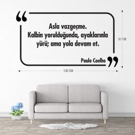 Tilki Dünyası 011 Dekoratif Duvar Yazısı Sticker