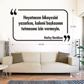 Tilki Dünyası 012 Dekoratif Duvar Yazısı Sticker