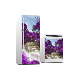 Tilki Dünyası 0123 Buzdolabı ve Bulaşık Makinesi Takım Sticker