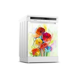 Tilki Dünyası 0126 Bulaşık Makinesi Kapak Sticker