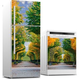 Tilki Dünyası 0128 Buzdolabı ve Bulaşık Makinesi Takım Sticker