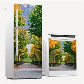 Tilki Dünyası 0128 Buzdolabı ve Bulaşık Makinesi Takım Sticker