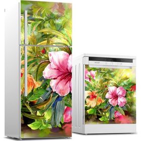 Tilki Dünyası 0132 Buzdolabı ve Bulaşık Makinesi Takım Sticker