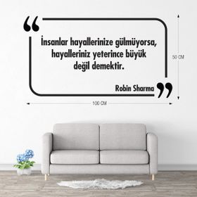 Tilki Dünyası 014 Dekoratif Duvar Yazısı Sticker