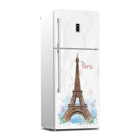 Tilki Dünyası 0141-BUZD000031 Paris Buzdolabı Kapağı Kaplama Sticker