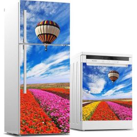 Tilki Dünyası 0144 Buzdolabı ve Bulaşık Makinesi Takım Sticker