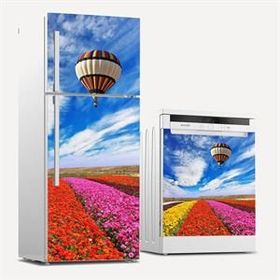 Tilki Dünyası 0144 Buzdolabı ve Bulaşık Makinesi Takım Sticker