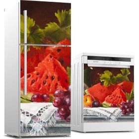 Tilki Dünyası 0145 Buzdolabı ve Bulaşık Makinesi Takım Sticker