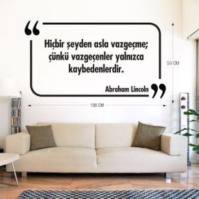 Tilki Dünyası 015 Dekoratif Duvar Yazısı Sticker