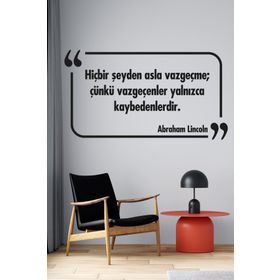 Tilki Dünyası 015 Dekoratif Duvar Yazısı Sticker