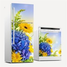 Tilki Dünyası 0158 Buzdolabı ve Bulaşık Makinesi Takım Sticker