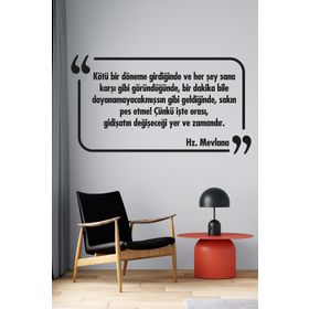 Tilki Dünyası 016 Dekoratif Duvar Yazısı Sticker