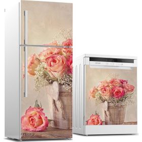 Tilki Dünyası 0160 Buzdolabı ve Bulaşık Makinesi Takım Sticker
