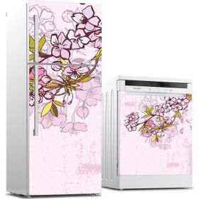 Tilki Dünyası 0161 Buzdolabı ve Bulaşık Makinesi Takım Sticker