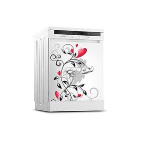 Tilki Dünyası 0165 Bulaşık Makinesi Kapak Sticker