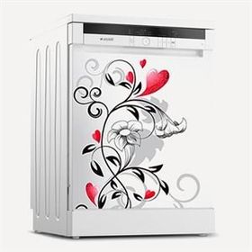 Tilki Dünyası 0165 Bulaşık Makinesi Kapak Sticker