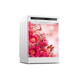 Tilki Dünyası 0168 Bulaşık Makinesi Kapak Sticker