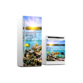 Tilki Dünyası 0169 Buzdolabı ve Bulaşık Makinesi Takım Sticker
