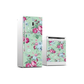 Tilki Dünyası 0177 Buzdolabı ve Bulaşık Makinesi Takım Sticker