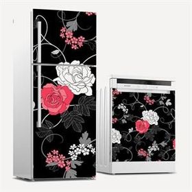 Tilki Dünyası 0180 Buzdolabı ve Bulaşık Makinesi Takım Sticker