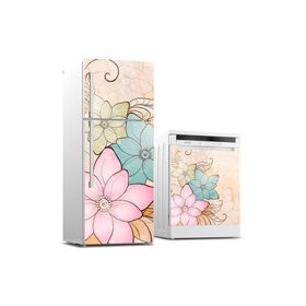 Tilki Dünyası 0181 Buzdolabı ve Bulaşık Makinesi Takım Sticker