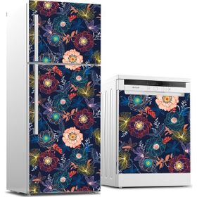 Tilki Dünyası 0183 Buzdolabı ve Bulaşık Makinesi Takım Sticker