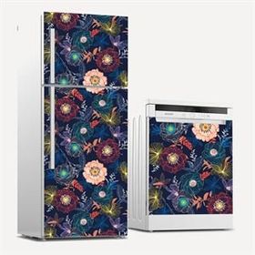 Tilki Dünyası 0183 Buzdolabı ve Bulaşık Makinesi Takım Sticker