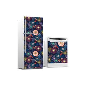 Tilki Dünyası 0183 Buzdolabı ve Bulaşık Makinesi Takım Sticker