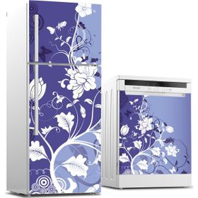 Tilki Dünyası 0188 Buzdolabı ve Bulaşık Makinesi Takım Sticker