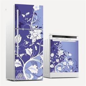 Tilki Dünyası 0188 Buzdolabı ve Bulaşık Makinesi Takım Sticker